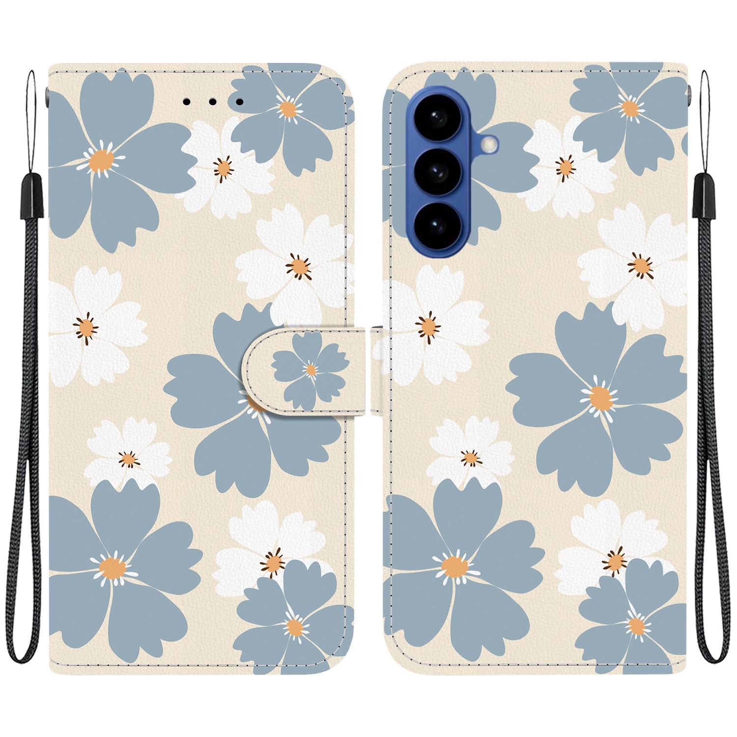 

For Samsung Galaxy S26/S26 Pro Wallet Case Pattern Printing Leather Stand Phone Cover with Strap
