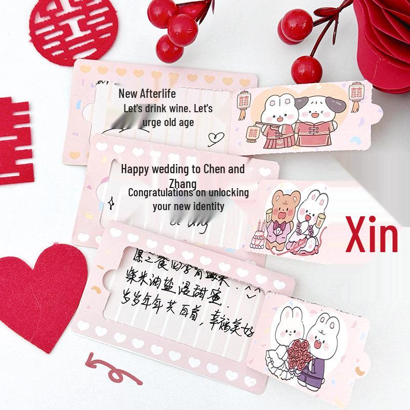 DIY Scratch-Off Cards: Creative Tear-Off Wedding Games, Self-Adhesive Lottery Tickets with Saliva-Activated Glue