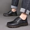Fashion Plain Outdoor Height Increasing Men's Leather Shoes Non Slip Summer Sale In Promotion Classic Original Elegant Male Casual Shoe