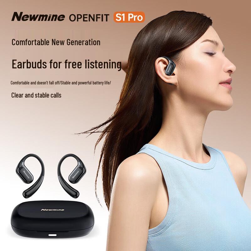 Newmine S1 Pro Bone Conduction Open-Ear Bluetooth Headphones