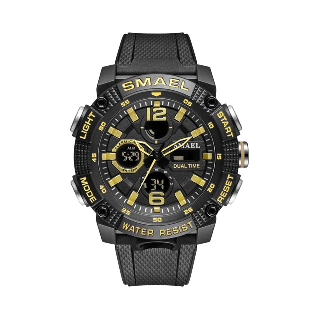 Men's Waterproof Luminous Running Alarm Clock Watch