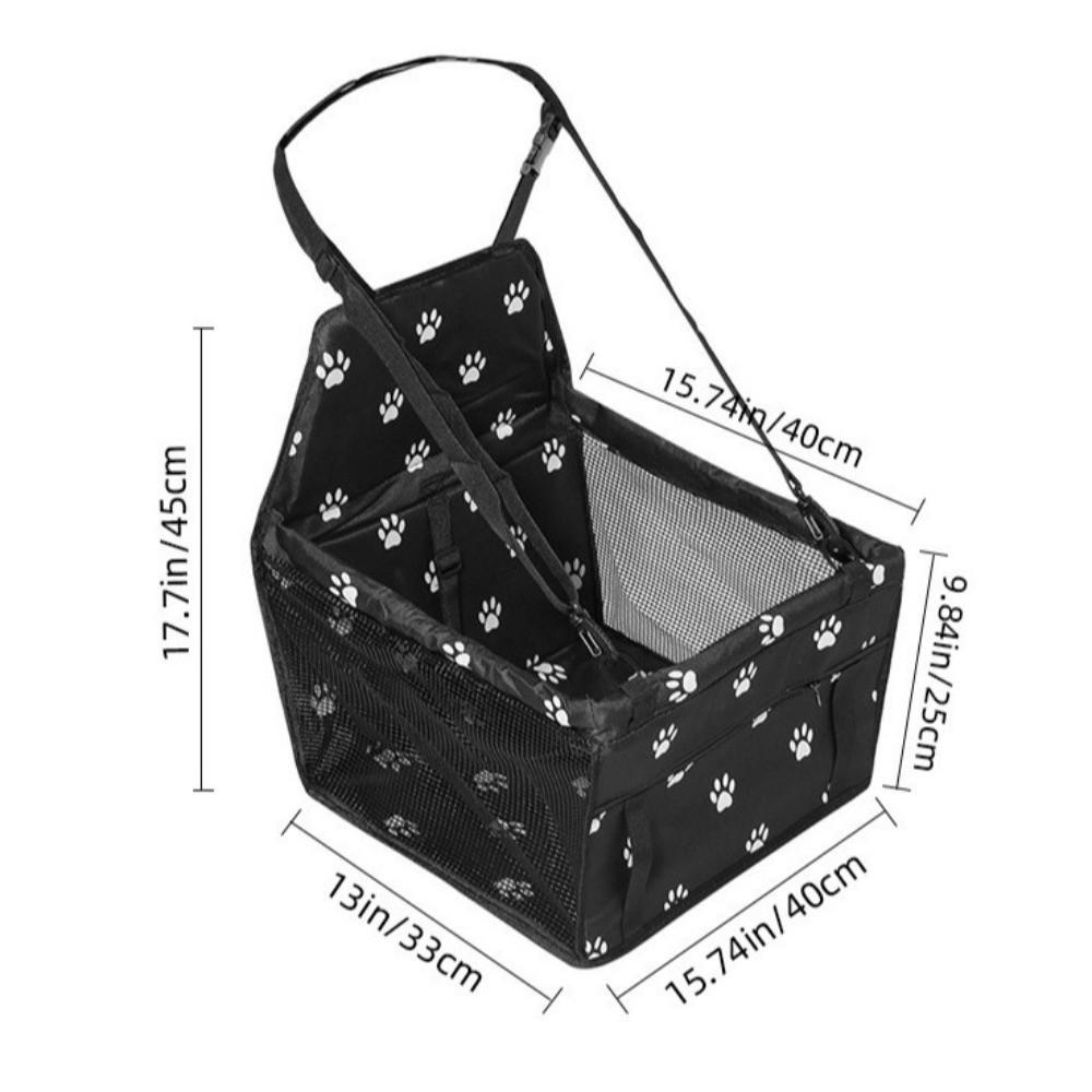 Waterproof Folding Pet Dog Carrier Pad Breathable Mesh Pet Car Carriers Seat Bag Car Seat