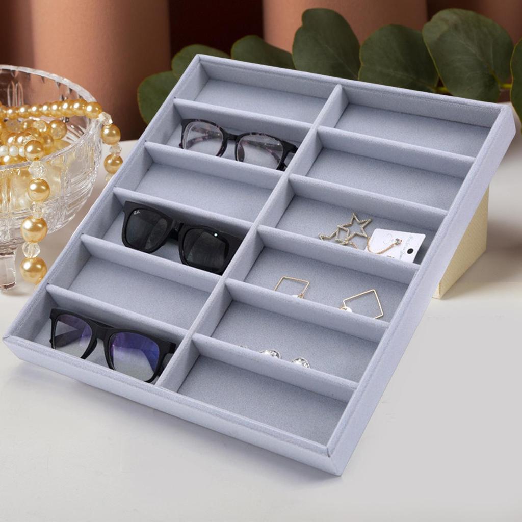 Sunglasses Holder Organizer ,Glasses Storage Box ,Decor ,Dust Proof ,Jewelry Collection Eyewear