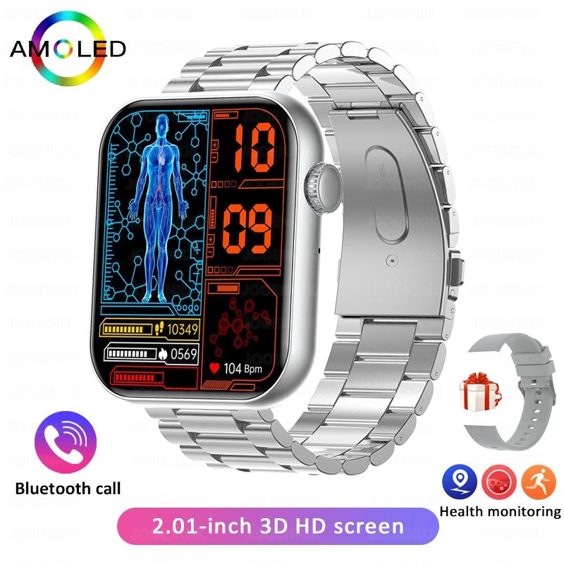 2025 New Smart Watch Men 1.91-inch Screen Bluetooth Call Sports Fitness Tracker  Heart Rate Health Monitoring Smartwatch Women