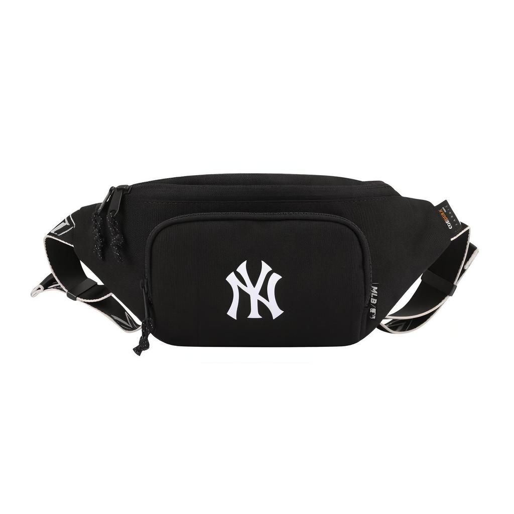 New MLB Canvas Crossbody Bag, Fanny Pack Regular Unisex Black 32BGCS111-50L