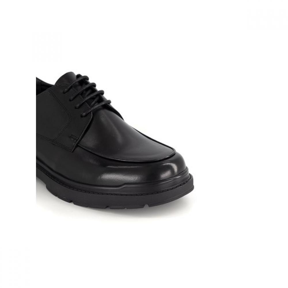 Daks Men S U Tip Comfort Clipper Derby ShoeS  Black  dmx514kS10