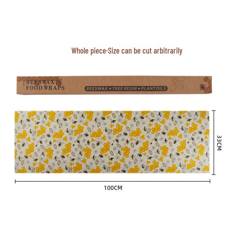 Beeswax Food Wrap Roll - Degradable & Food Grade for Preserving Fruits and Vegetables