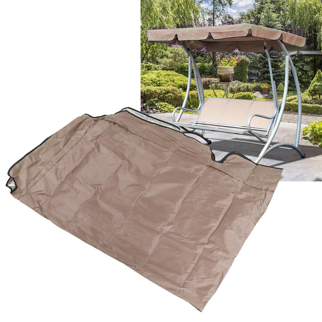 Swing Top Cover Replacement Outdoor Waterproof Dustproof Garden Swing Chair Protector