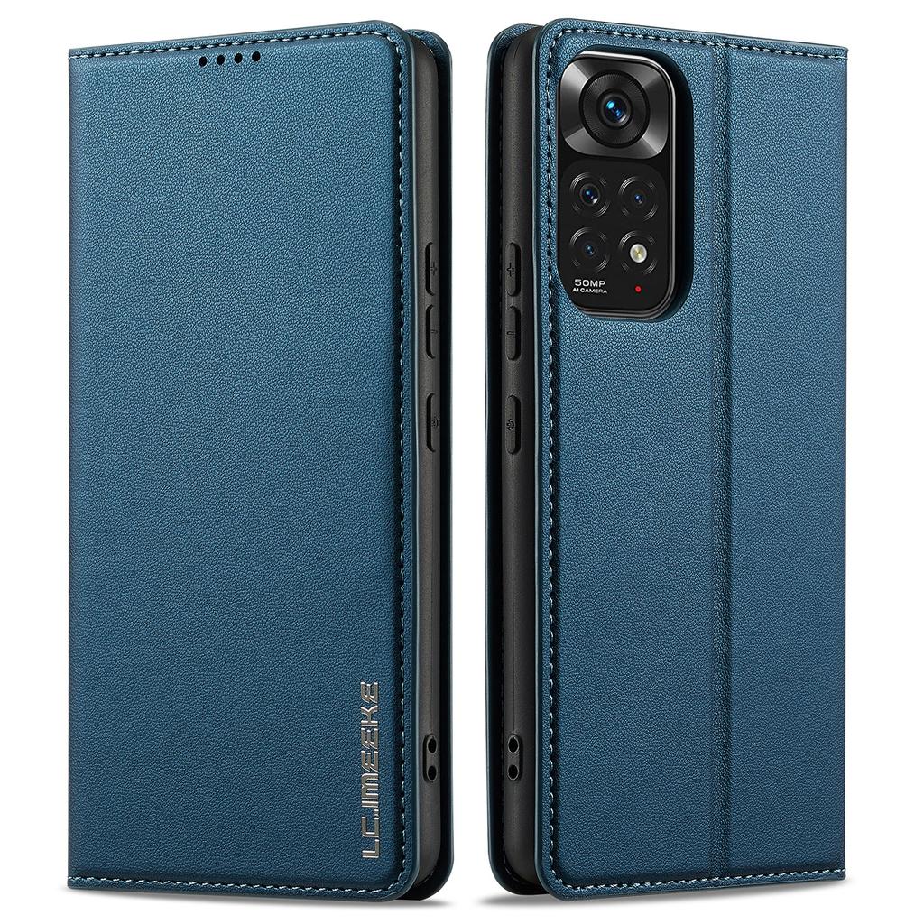 LC.IMEEKE L1 Series for Xiaomi Redmi Note 12 Pro 4G/11 Pro 5G (Qualcomm)/11 Pro 4G (Mediatek) Case PU Leather Wallet Stand Phone Cover