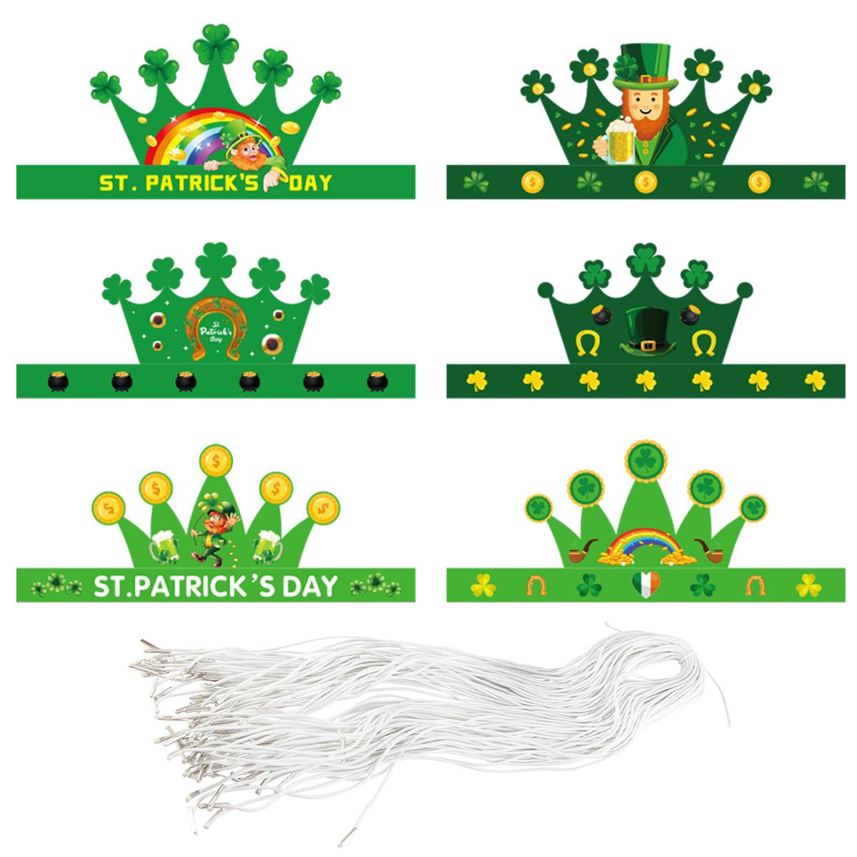 Irish Day Party Decoration Party Hat St. Patrick S Day Dress Up Crown Hat Custom average size