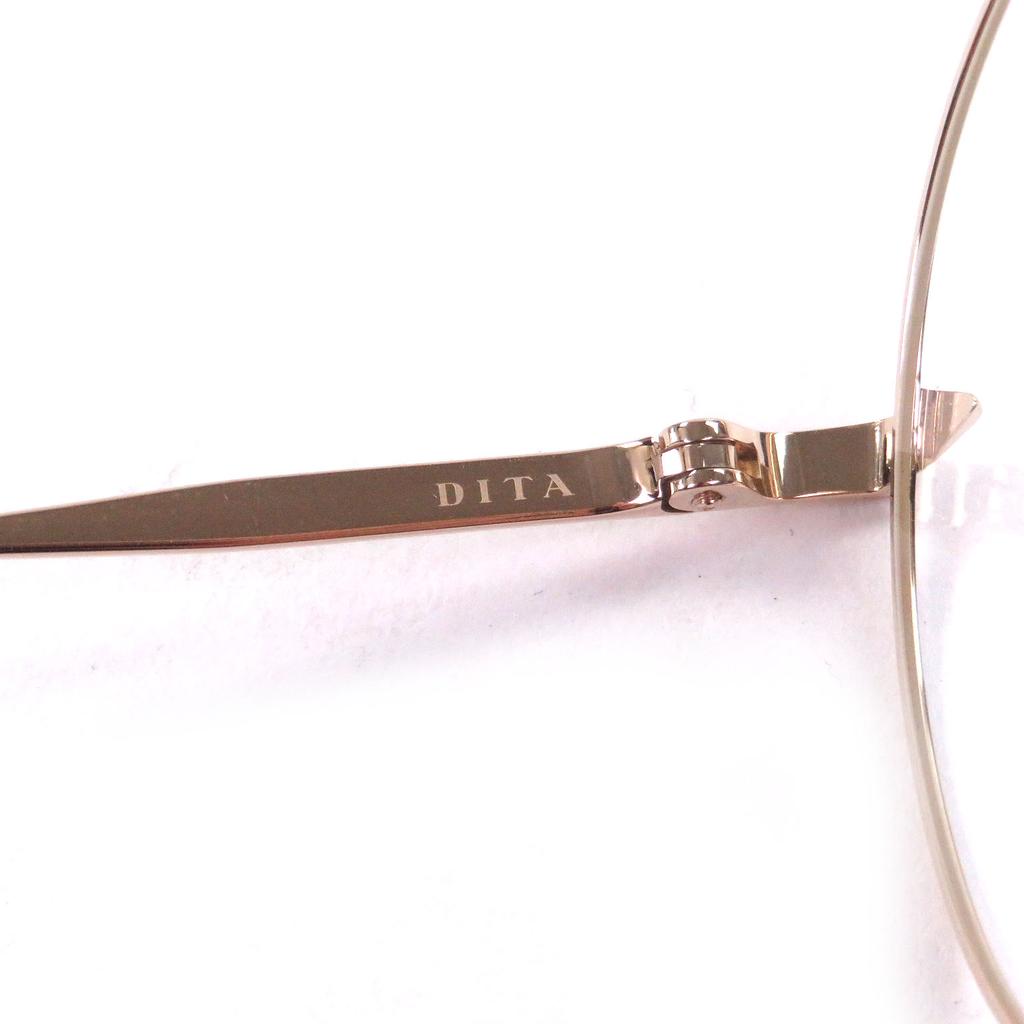 Excellent DITA Glasses Believer Round frame, model worn by HYDE. Pink gold Used