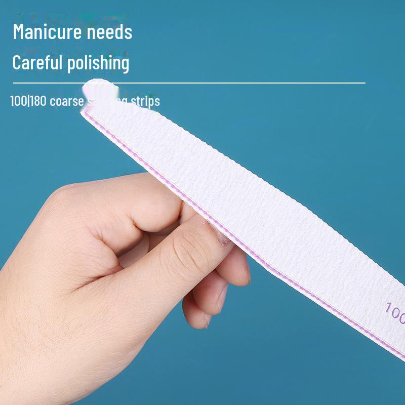 Double-Sided Thick Nail File & Polisher for Manicure