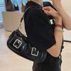 Koujia 2024 Women's Ashton Retro Underarm Baguette Motorcycle Shoulder Bag