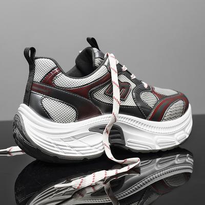 Spring and Autumn New Thick-soled Ins Daddy Shoes White Sneakers