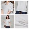 Women's Summer Solid Color Polo T-shirt & Quick-Dry Shorts Set