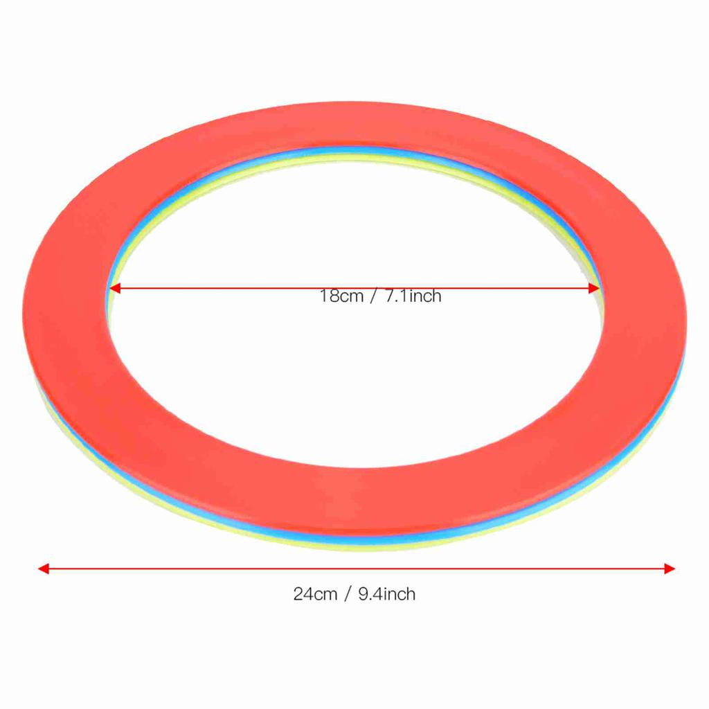 3PCS Juggling Hoops Acrobatic Hand Hoops Props Children's Outdoor Game Toys