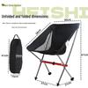 All-Aluminum Folding Moon Chair for Outdoor Leisure