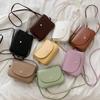 Arrival Women Simple Shoulder Bag Candy Color PU Leather Ladies Small Square Crossbody Bags Female Handbags Torebki Damskie