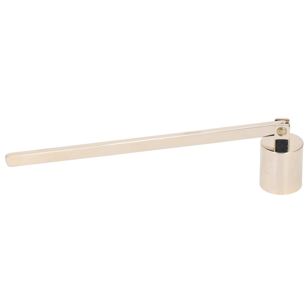 Candle Snuffer Long Handle Gold Stainless Steel Safe Wick Flame Extinguisher for Putting Out Flame
