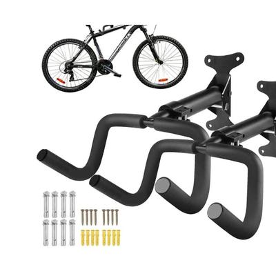 Hooks Wall Fixed Double Hooks Indoor Telescopic Hanging Bike Car Rack Bike Parking Racks
