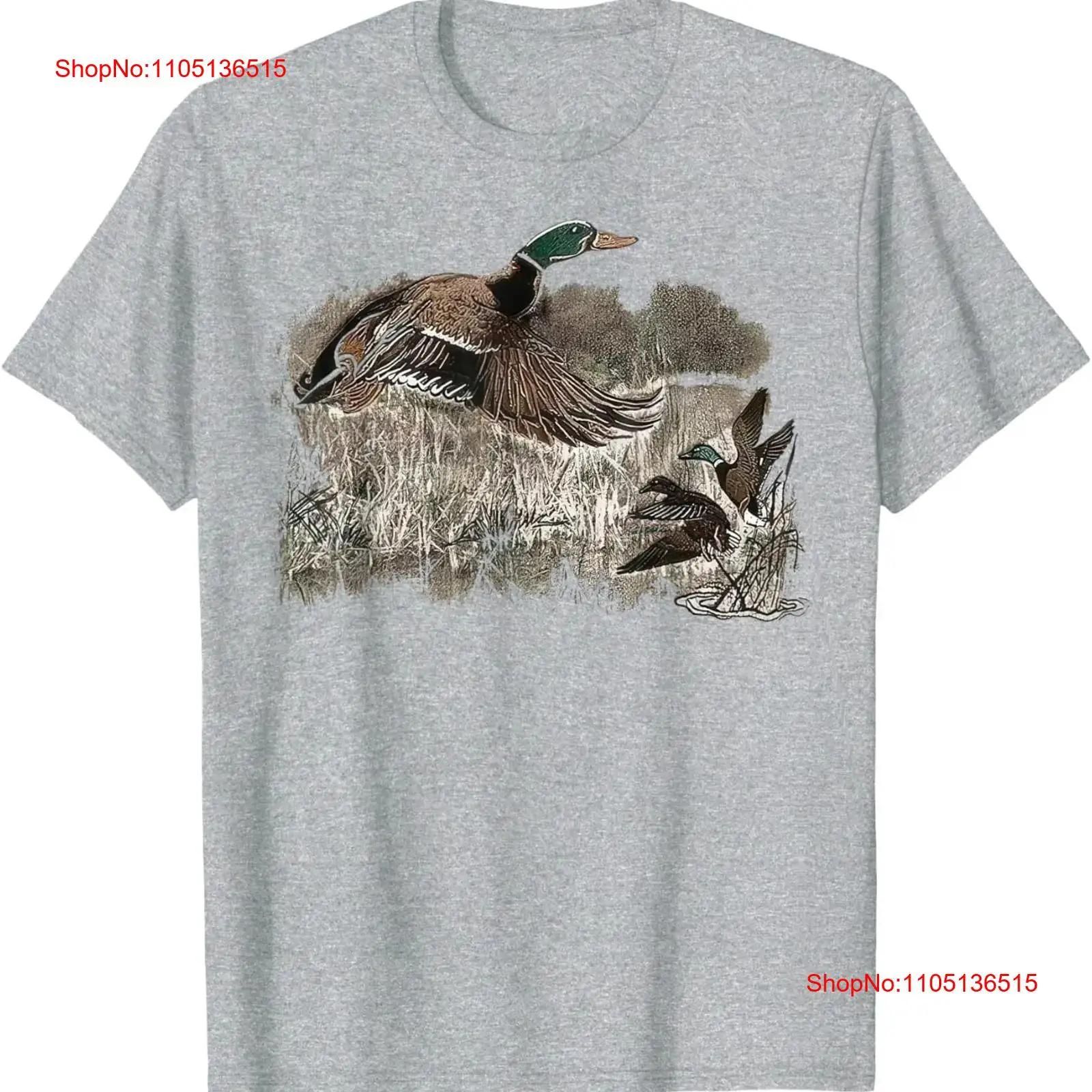 

Vintage Duck Retro Animal Lover Mallard T Shirt vintage Washed Breathable Soft Stretched streetwear Top For Everyday Wear 5XL різнокольоровий
