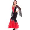 Halloween Vampire Dance Queen Costume Witch Uniform Cospay Court Dress Queen Costume