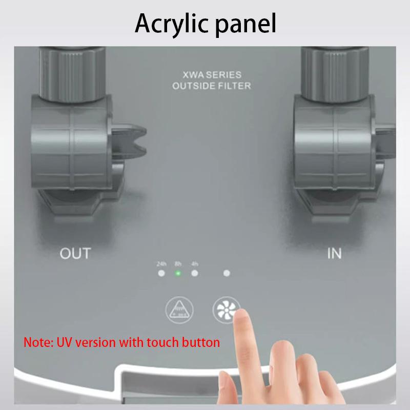 Aquarium Filters Barrel Fish Tank External Filter Fishbow Oil Film Removal Filters Barrel Pond Activated Carbon Filter System