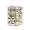 24PCS 11 Colors Christmas Ball Set Plastic Xmas Baubles High-quality Christmas Tree Balls  Home