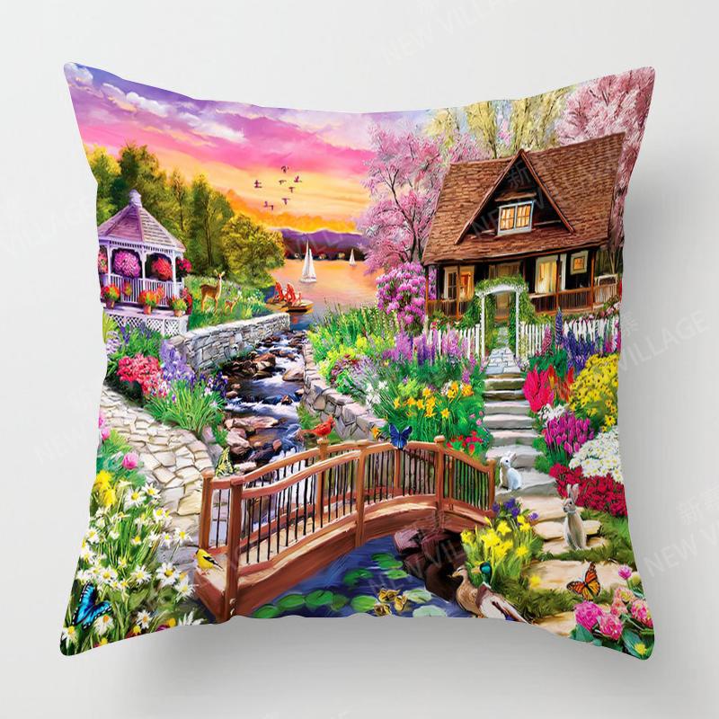 Home Living Room Decoration Cushion Covers Short Plush Throw Pillow Cover45*45 Pillowcase 40X40Cm 50X50 45X45