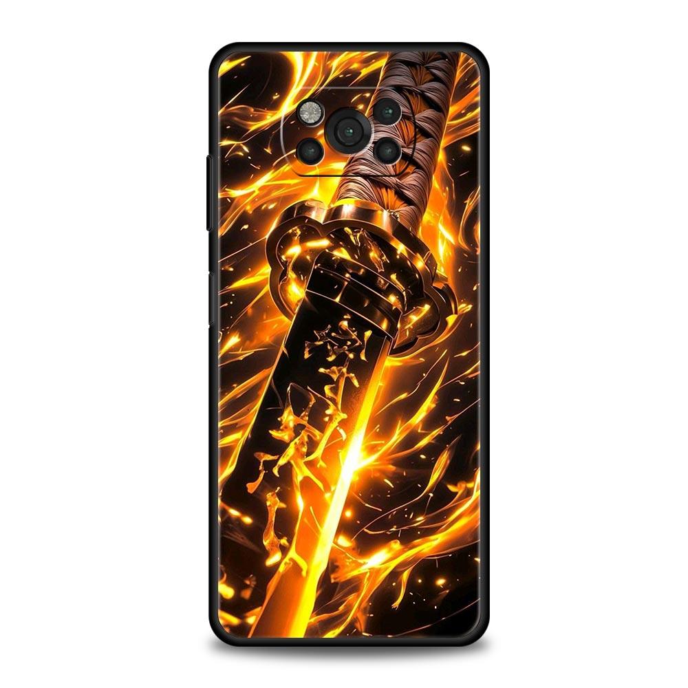 Das Schwert Kreatives Muster Handyhülle für Xiaomi Poco F7 F6 F5 F4 F3 X6 X5 X4 X3 NFC F7 Ultra M4 C51 C55 GT 5G Weiche TPU Hülle