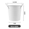 OLOEY Mini Double-Handle Metal Fry Bucket
