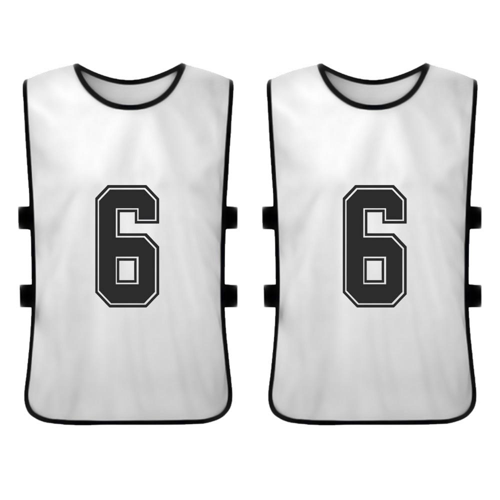 6 szt. Dorosłych Piłkarskich Maluchów Szybkoschnących Koszulki Drużyny Piłkarskiej Młodzieżowe Sporty Treningowe Drużyny Piłkarskiej