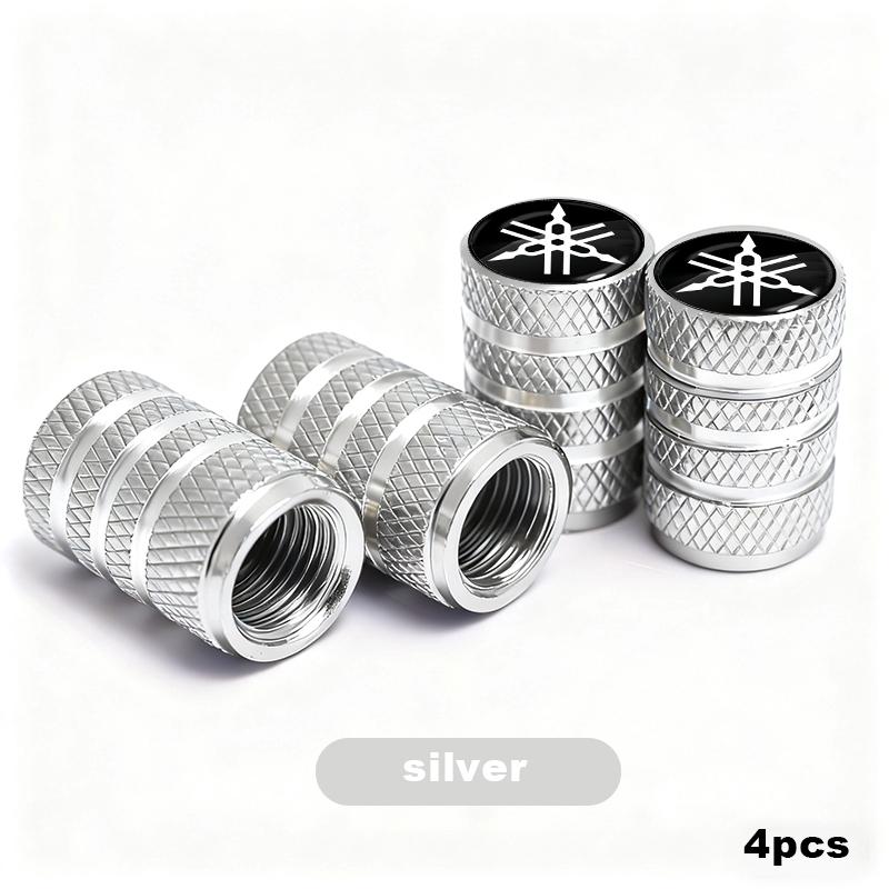 4Pcs CNC Aluminum Motorcycle Tire Valve Caps Yamaha tires valve stem made of aluminum valve stem