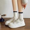 Little White Shoes Girls Versatile Spring and Autumn Flat Thick Soles Summer New Design Sense Explosion Casual Sports Shoes
