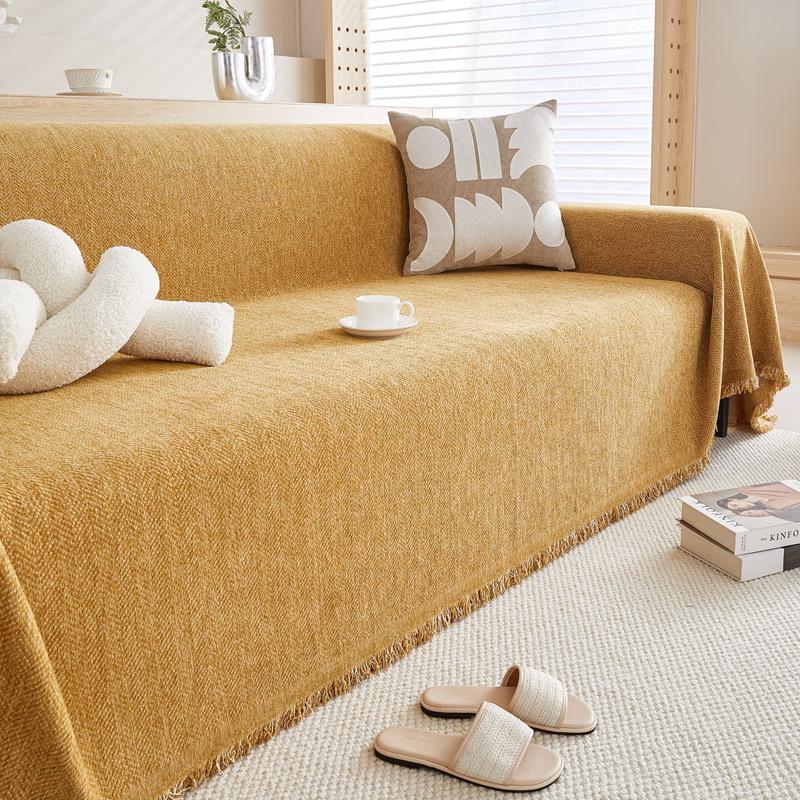 Nordischer Instagram-Stil Sofabezug Handtuch Chenille Sofa Staubtuch Sofadecke Vier Jahreszeiten Universell