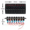 24V 12V Switch Panel 8 Buttons Car Lights Toggle Breaker Fuse Case Indicator Caravan Accessories For Boat Truck Trailer Marine Switches4