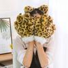Animal Gloves Bear Paw Men'S And Women'S Autumn And Winter Plush Toys Thickened Violent Claws Tiger Claws Creative Leopard Print Girls Sexy Headband