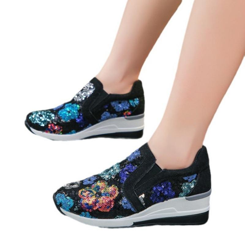 Women's shoes one-pedal women's rocking shoes new women's casual low-top shoes