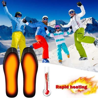 1pair USB Heated Shoe Insoles, Electric Foot Warming Pad, Rechargeable Heated Shoe Insoles, Heated Boot Insoles For Winter Outdoor Men Women