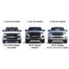 HXGR1 Grille Top Logo Letter For Ford Ranger Grills RANGER 3D Emblem Original Size ABS Sticker With Glue Chromium Styling 6 Color