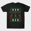 Funny Whiskey Drinking Ugly Christmas Sweater Made In Australia T-Shirt