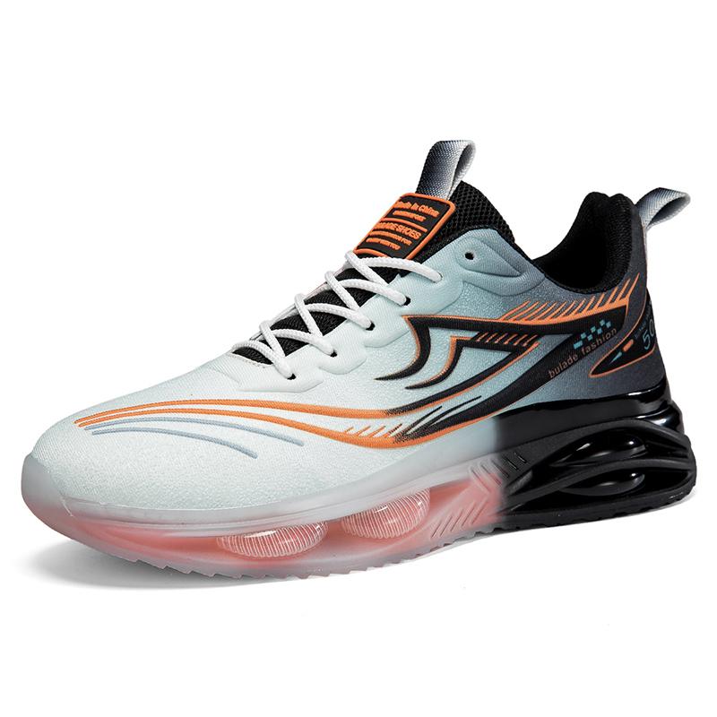 Mens Running Shoes Summer Breathable Mesh Seaside Travel Fitness Anti Slip Casual Sneakers Daily Training Trendy Tennis Shoes