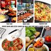 Extra Large Serving Spoons Set,18/8 Stainless Steel Slotted Spoon and Serving Spoon,9.8 Inch Buffet Spoons Set,Tabletop Flatware Utensil (2pack)
