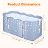 Large Foldable Bathtub for Shower Stall, Portable Family Soaking Tub for Adults, Non-Inflatable Collapsible SPA Tub for Hot, Ice Bath, No Installation