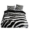 American Style Bedding Sets Soft Black Leopard Pattern Duvet Cover with Pillowcase Single Double Queen King Size Bed Cover