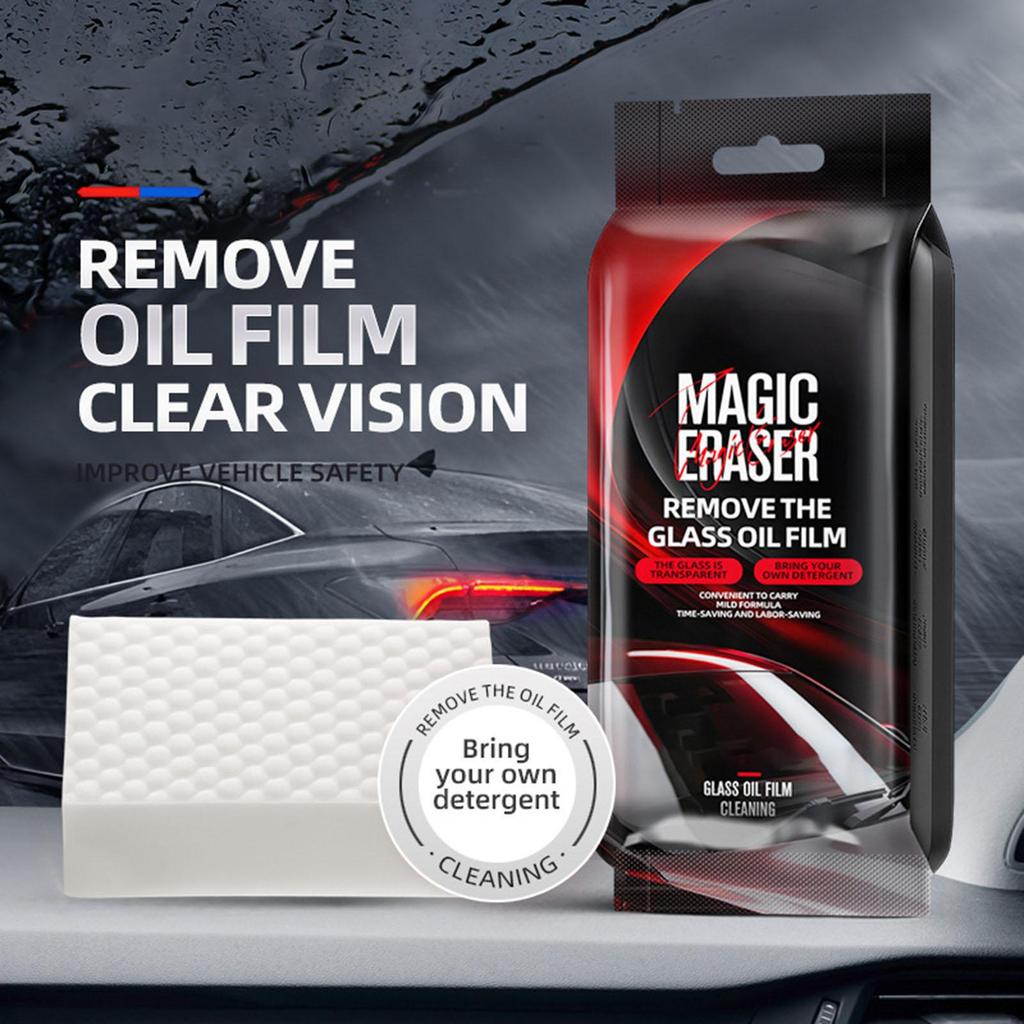 Glass Oil Film Cleaning Wiper Windshield Oil Film Cleaner Harmless to hands Easy to Use Auto Oil Film Cleaning Sponge