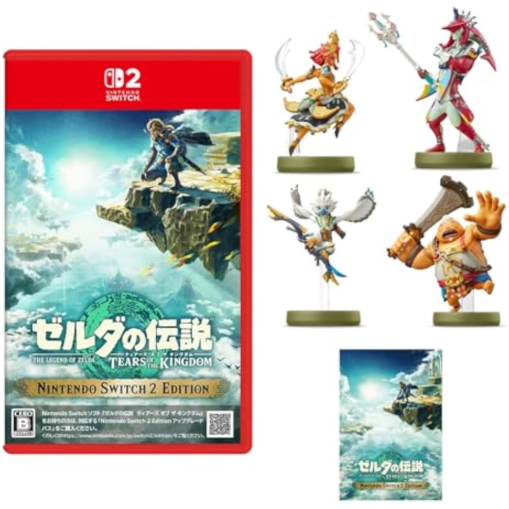 The Legend of Zelda: Tears of the Kingdom Nintendo Switch 2 Edition - Switch 2 & Amiibo 4 Types (...