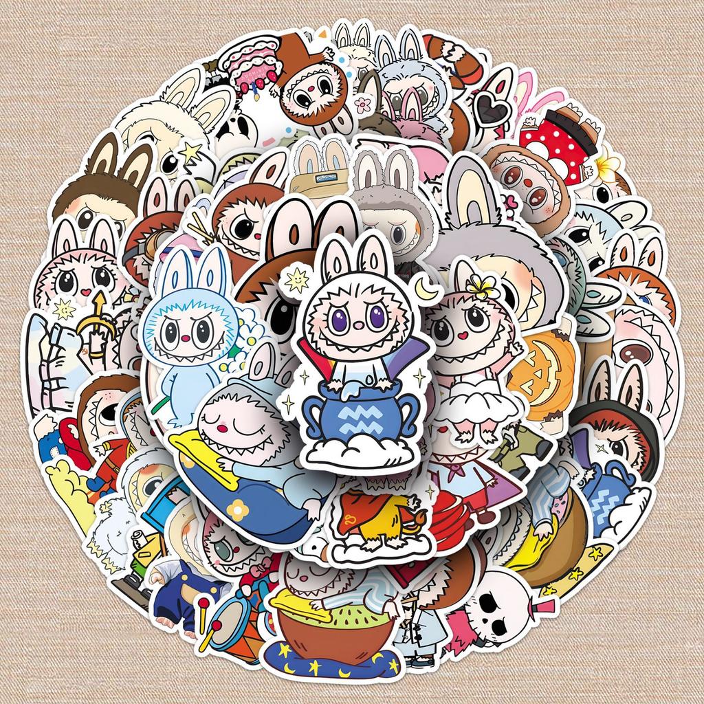 50pcs New Rab Graffiti Stickers Cartoon Trend Coldplay Decorative Mobile Phone Notebook Stickers