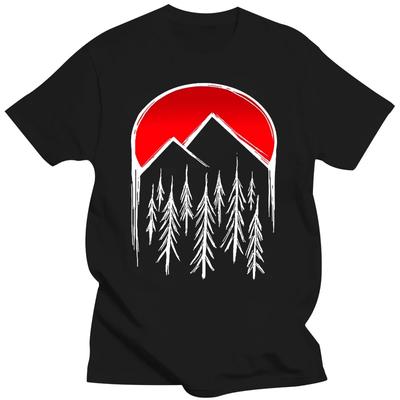 Vintage Twin Peaks T-Shirts Herren Roter Kiefer Mond Hochwertige Oberteile Kurzarm Mode T-Shirt O-Ausschnitt Baumwoll-Tee Geschenk