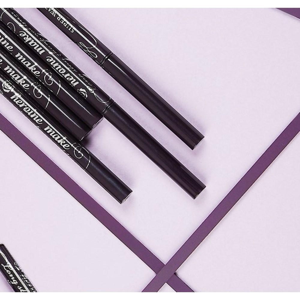 Kiss Me Heroine Make Long Stay Sharp Gel Eyeliner 0.07g, Deep Black, 2 Pcs.